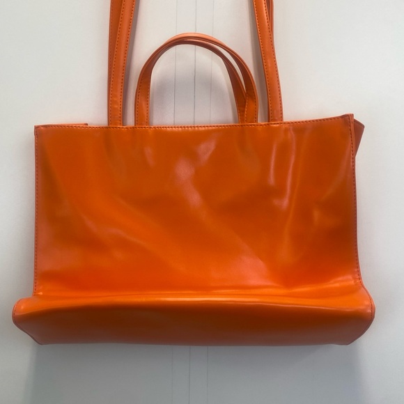 Telfar Orange Shopping Bag Tote Purse - Picture 6 of 11
